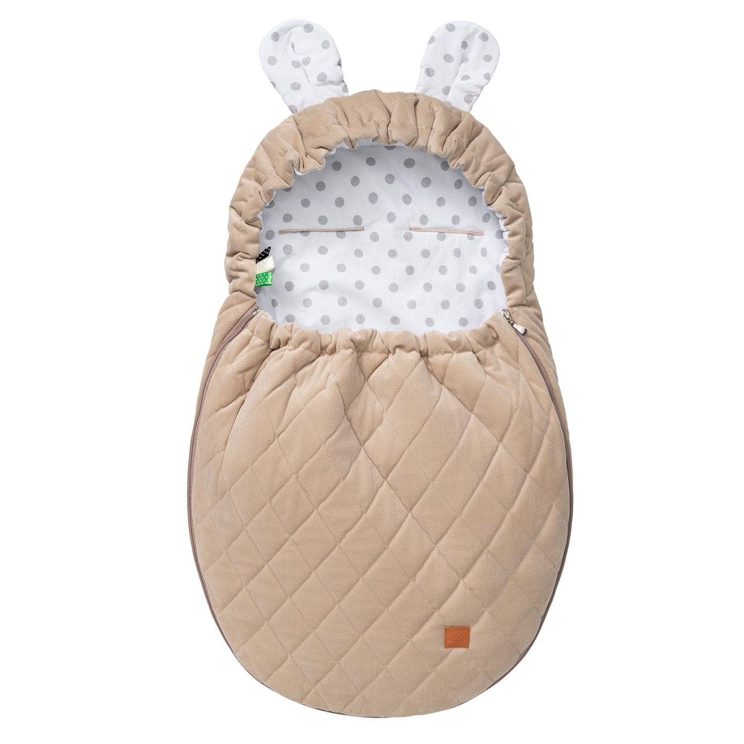 Mikos Swaddling Blanket Baby Seat Autumn Winter with Hood for Newborns for Child Seat Pram Car Seat e.g. for Maxi-Cosi, 3-Point Harness, Swaddling Bag for Babies, Child Car Seat (51