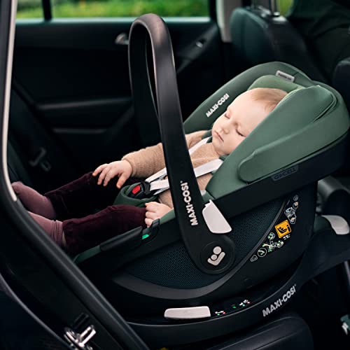 Maxi-Cosi FamilyFix 360 i-Size Base, Rotating Car Seat System, ISOFIX Station 360 Degrees, 0-4 Years (40-105 cm), FlexiSpin Rotation with One Hand, TravelSafe Rotation Control, Click & Go Black