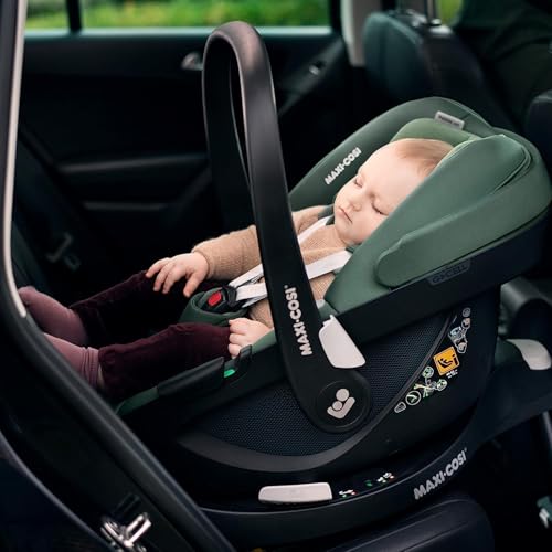 Maxi-Cosi FamilyFix 360 i-Size Base, Rotating Car Seat System, ISOFIX Station 360 Degrees, 0-4 Years (40-105 cm), FlexiSpin Rotation with One Hand, TravelSafe Rotation Control, Click & Go Black