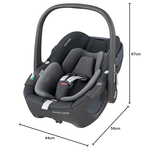 Maxi-Cosi FamilyFix 360 i-Size Base, Rotating Car Seat System, ISOFIX Station 360 Degrees, 0-4 Years (40-105 cm), FlexiSpin Rotation with One Hand, TravelSafe Rotation Control, Click & Go Black