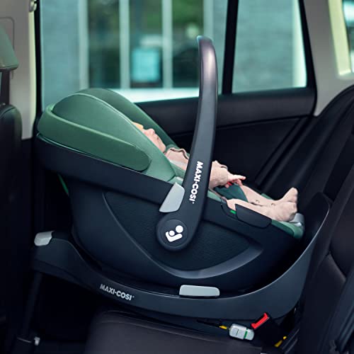 Maxi-Cosi FamilyFix 360 i-Size Base, Rotating Car Seat System, ISOFIX Station 360 Degrees, 0-4 Years (40-105 cm), FlexiSpin Rotation with One Hand, TravelSafe Rotation Control, Click & Go Black