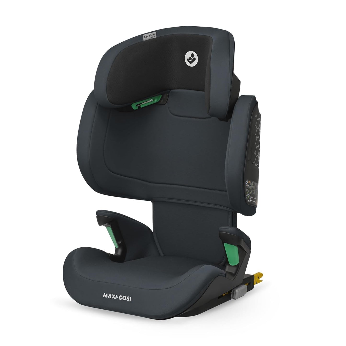 Maxi-Cosi RodiFix M i-Size, High Back Child Seat, 3.5-12 Years, 100-150 cm, ISOFIX Child Seat, G-CELL Side Impact Protection, Adjustable Height, Quick and Easy Buckling, Basic Grey