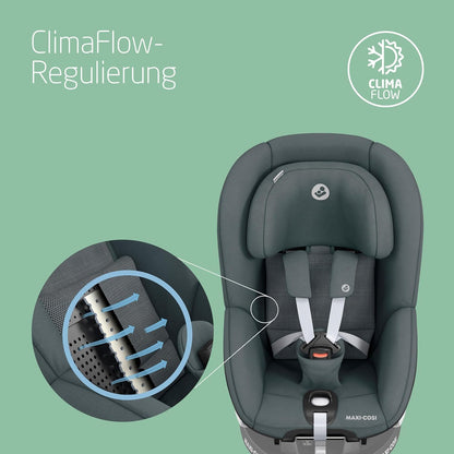 Maxi-Cosi FamilyFix 360 i-Size Base, Rotating Car Seat System, ISOFIX Station 360 Degrees, 0-4 Years (40-105 cm), FlexiSpin Rotation with One Hand, TravelSafe Rotation Control, Click & Go Black