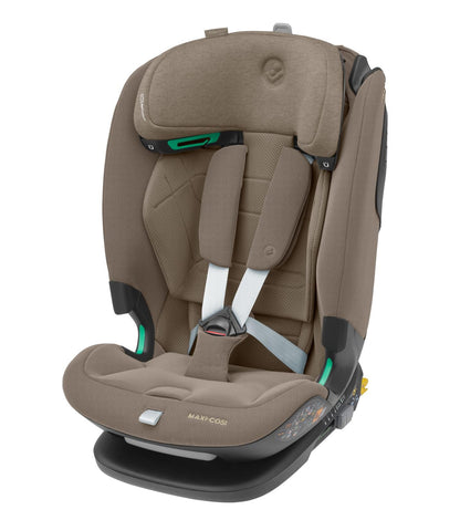 Maxi-Cosi Titan Pro² i-Size Kindersitz, 76 - 150 cm, 15 Monate-12 Jahre, G-CELL-Seitenaufprallschutz, Easy-in Gurtsystem, ClimaFlow, AirProtect-Sicherheitskissen, 4 Liegepositionen, Authentic Black