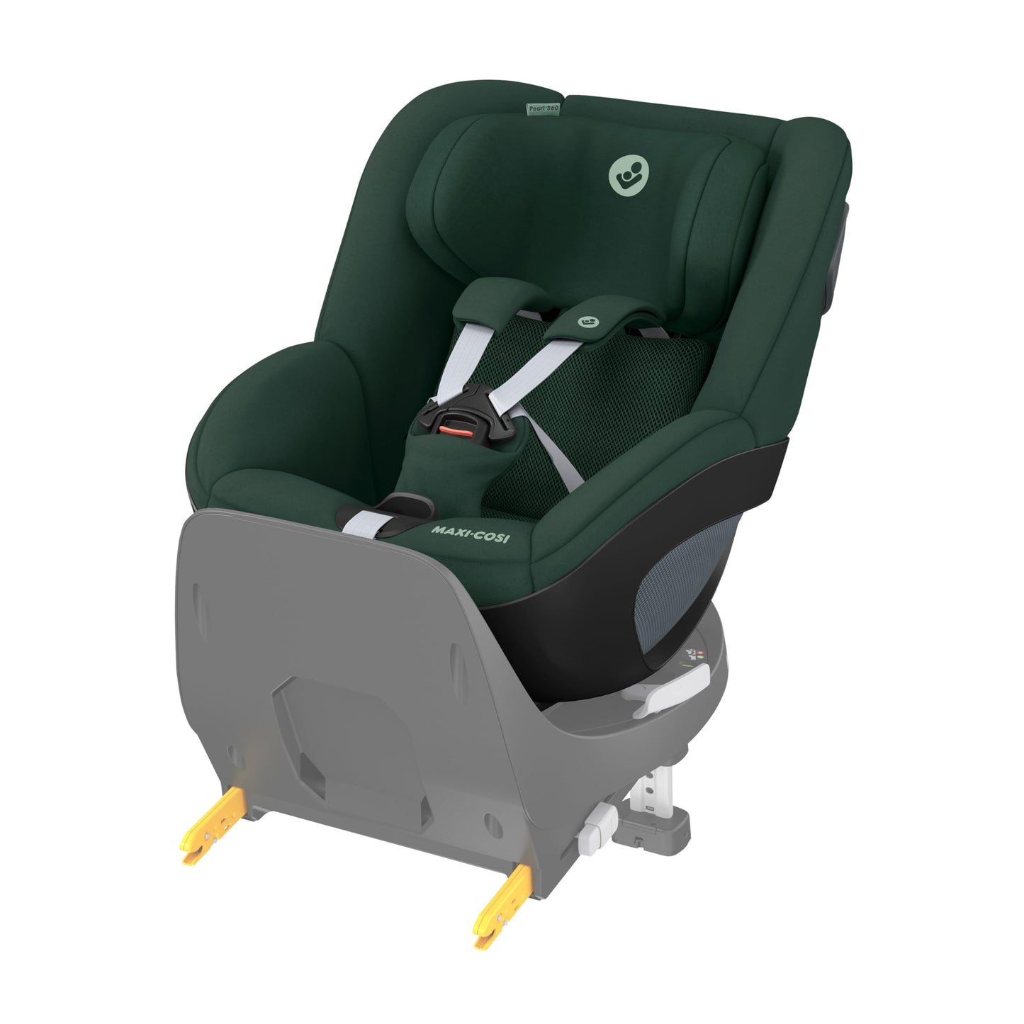 Maxi-Cosi FamilyFix 360 i-Size Base, Rotating Car Seat System, ISOFIX Station 360 Degrees, 0-4 Years (40-105 cm), FlexiSpin Rotation with One Hand, TravelSafe Rotation Control, Click & Go Black