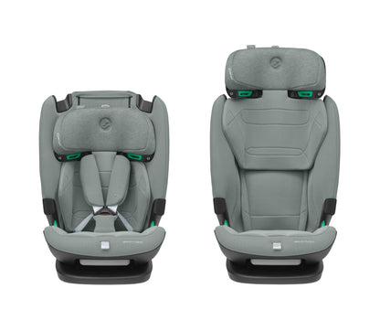 Maxi-Cosi Titan Pro² i-Size Kindersitz, 76 - 150 cm, 15 Monate-12 Jahre, G-CELL-Seitenaufprallschutz, Easy-in Gurtsystem, ClimaFlow, AirProtect-Sicherheitskissen, 4 Liegepositionen, Authentic Black
