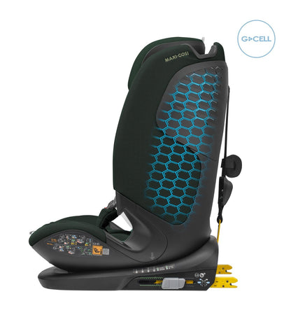 Maxi-Cosi Titan Pro² i-Size Kindersitz, 76 - 150 cm, 15 Monate-12 Jahre, G-CELL-Seitenaufprallschutz, Easy-in Gurtsystem, ClimaFlow, AirProtect-Sicherheitskissen, 4 Liegepositionen, Authentic Black