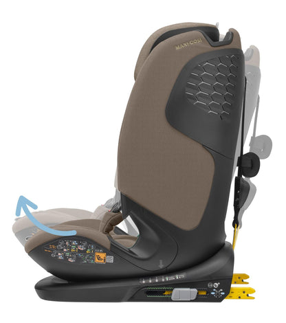 Maxi-Cosi Titan Pro² i-Size Kindersitz, 76 - 150 cm, 15 Monate-12 Jahre, G-CELL-Seitenaufprallschutz, Easy-in Gurtsystem, ClimaFlow, AirProtect-Sicherheitskissen, 4 Liegepositionen, Authentic Black