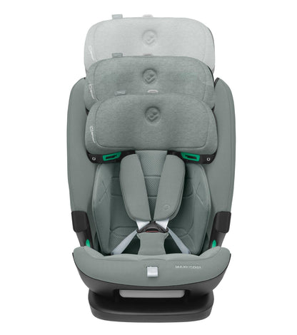 Maxi-Cosi Titan Pro² i-Size Kindersitz, 76 - 150 cm, 15 Monate-12 Jahre, G-CELL-Seitenaufprallschutz, Easy-in Gurtsystem, ClimaFlow, AirProtect-Sicherheitskissen, 4 Liegepositionen, Authentic Black