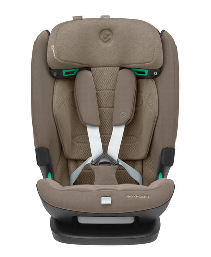 Maxi-Cosi Titan Pro² i-Size Kindersitz, 76 - 150 cm, 15 Monate-12 Jahre, G-CELL-Seitenaufprallschutz, Easy-in Gurtsystem, ClimaFlow, AirProtect-Sicherheitskissen, 4 Liegepositionen, Authentic Black