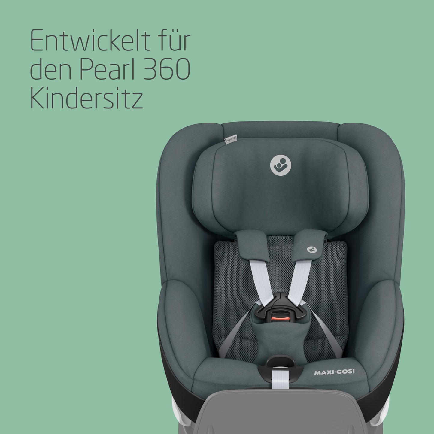 Maxi-Cosi FamilyFix 360 i-Size Base, Rotating Car Seat System, ISOFIX Station 360 Degrees, 0-4 Years (40-105 cm), FlexiSpin Rotation with One Hand, TravelSafe Rotation Control, Click & Go Black
