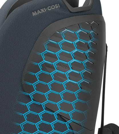 Maxi-Cosi Titan Pro² i-Size Kindersitz, 76 - 150 cm, 15 Monate-12 Jahre, G-CELL-Seitenaufprallschutz, Easy-in Gurtsystem, ClimaFlow, AirProtect-Sicherheitskissen, 4 Liegepositionen, Authentic Black
