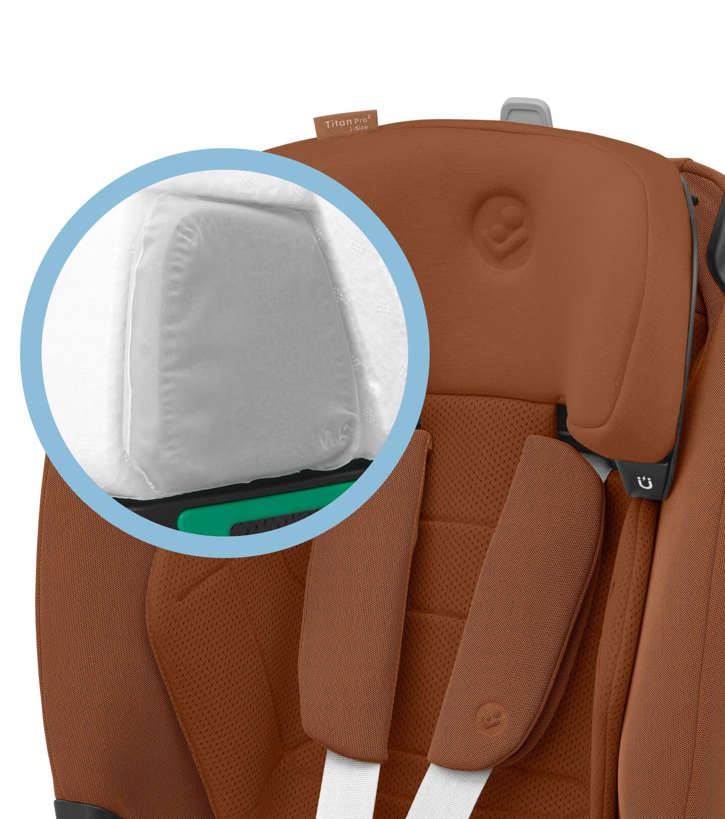 Maxi-Cosi Titan Pro² i-Size Kindersitz, 76 - 150 cm, 15 Monate-12 Jahre, G-CELL-Seitenaufprallschutz, Easy-in Gurtsystem, ClimaFlow, AirProtect-Sicherheitskissen, 4 Liegepositionen, Authentic Black