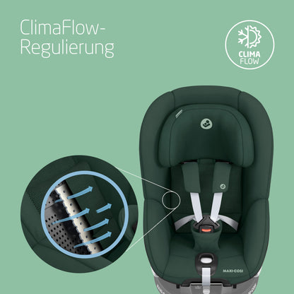 Maxi-Cosi FamilyFix 360 i-Size Base, Rotating Car Seat System, ISOFIX Station 360 Degrees, 0-4 Years (40-105 cm), FlexiSpin Rotation with One Hand, TravelSafe Rotation Control, Click & Go Black