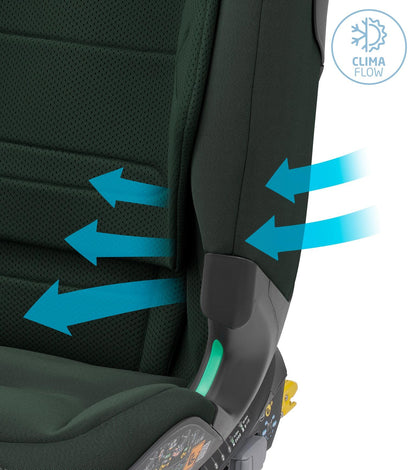 Maxi-Cosi Titan Pro² i-Size Kindersitz, 76 - 150 cm, 15 Monate-12 Jahre, G-CELL-Seitenaufprallschutz, Easy-in Gurtsystem, ClimaFlow, AirProtect-Sicherheitskissen, 4 Liegepositionen, Authentic Black