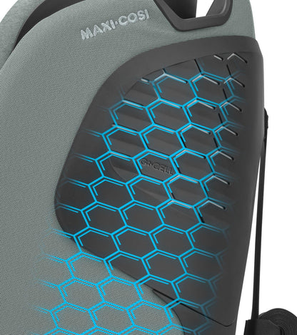 Maxi-Cosi Titan Pro² i-Size Kindersitz, 76 - 150 cm, 15 Monate-12 Jahre, G-CELL-Seitenaufprallschutz, Easy-in Gurtsystem, ClimaFlow, AirProtect-Sicherheitskissen, 4 Liegepositionen, Authentic Black