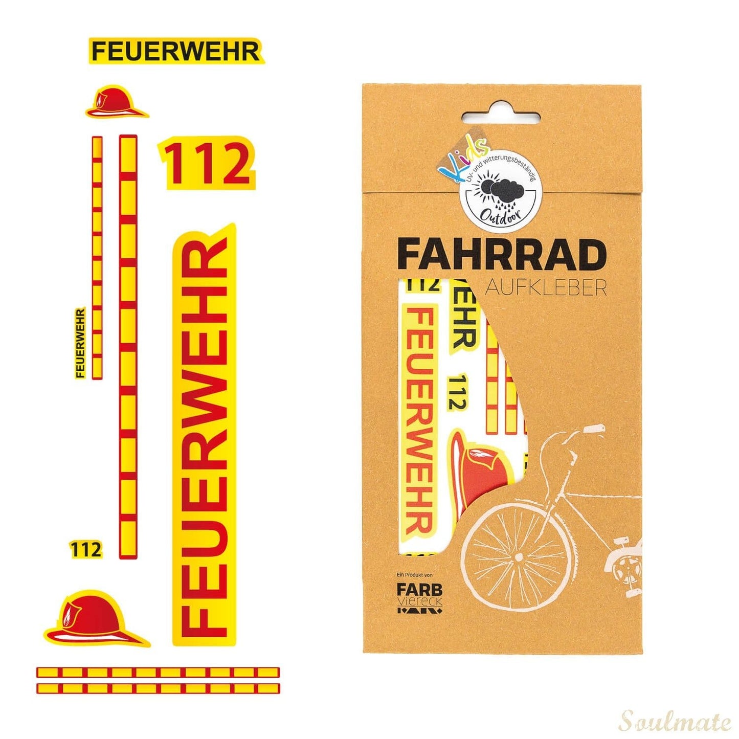 FARBviereck Aufkleber Kids - Soulmate Inh. Philip Göhl
