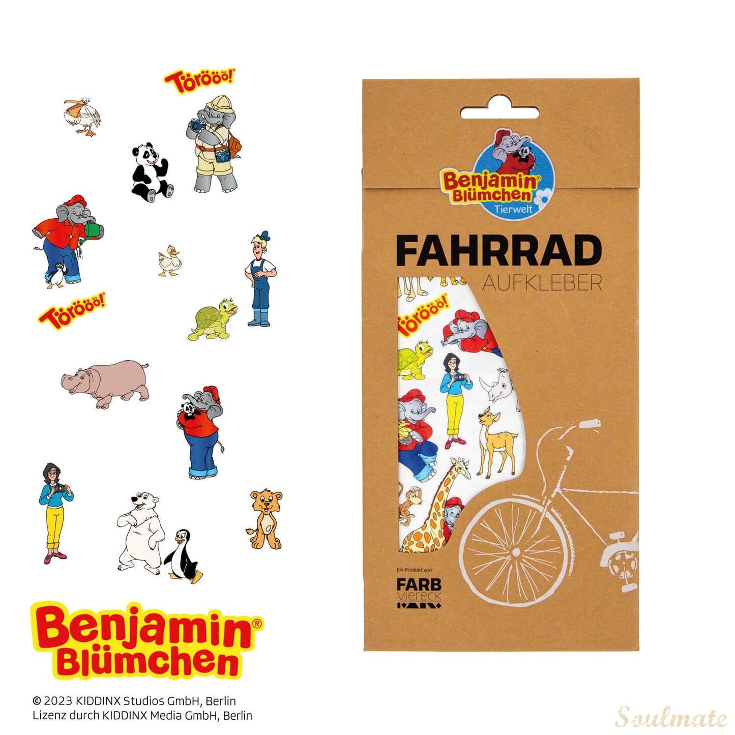 FARBviereck Aufkleber Kids - Soulmate Inh. Philip Göhl